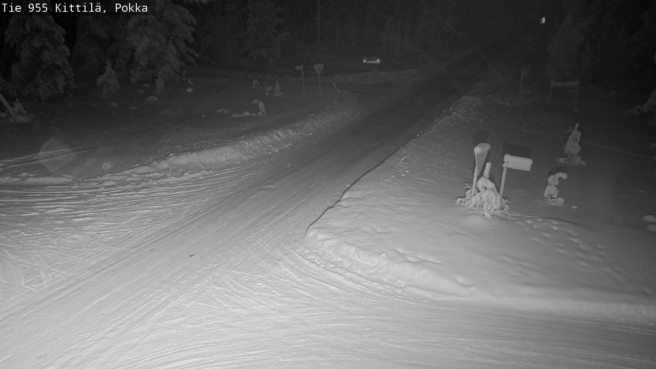 Kelikamerat Kuva Tie 955 Kittilä, Pokka, Kittilä, Lappi