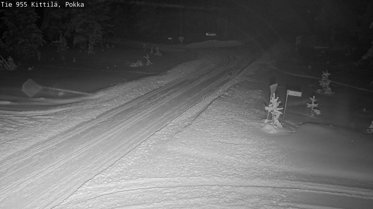 Weather Camera Image Road 955 Kittilä, Pokka, Kittilä, Lappi