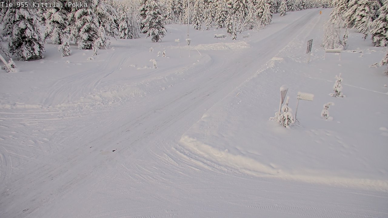 Kelikamerat Kuva Tie 955 Kittilä, Pokka, Kittilä, Lappi