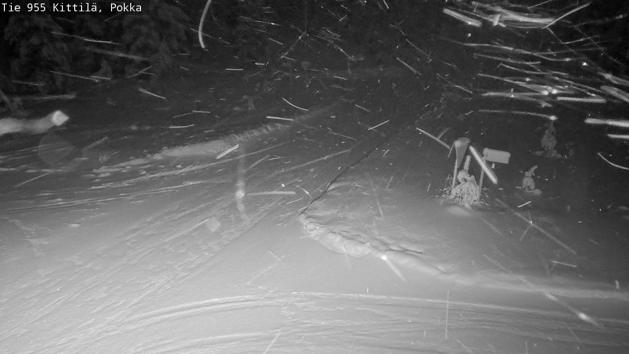 Weather Camera Image Road 955 Kittilä, Pokka, Kittilä, Lappi