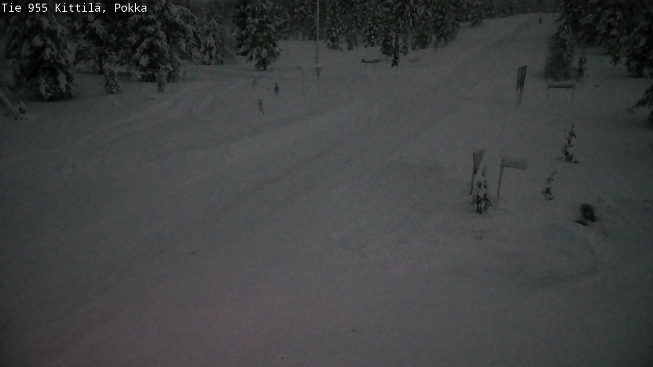 Weather Camera Image Road 955 Kittilä, Pokka, Kittilä, Lappi