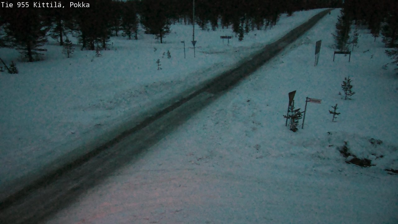 Kelikamerat Kuva Tie 955 Kittilä, Pokka, Kittilä, Lappi