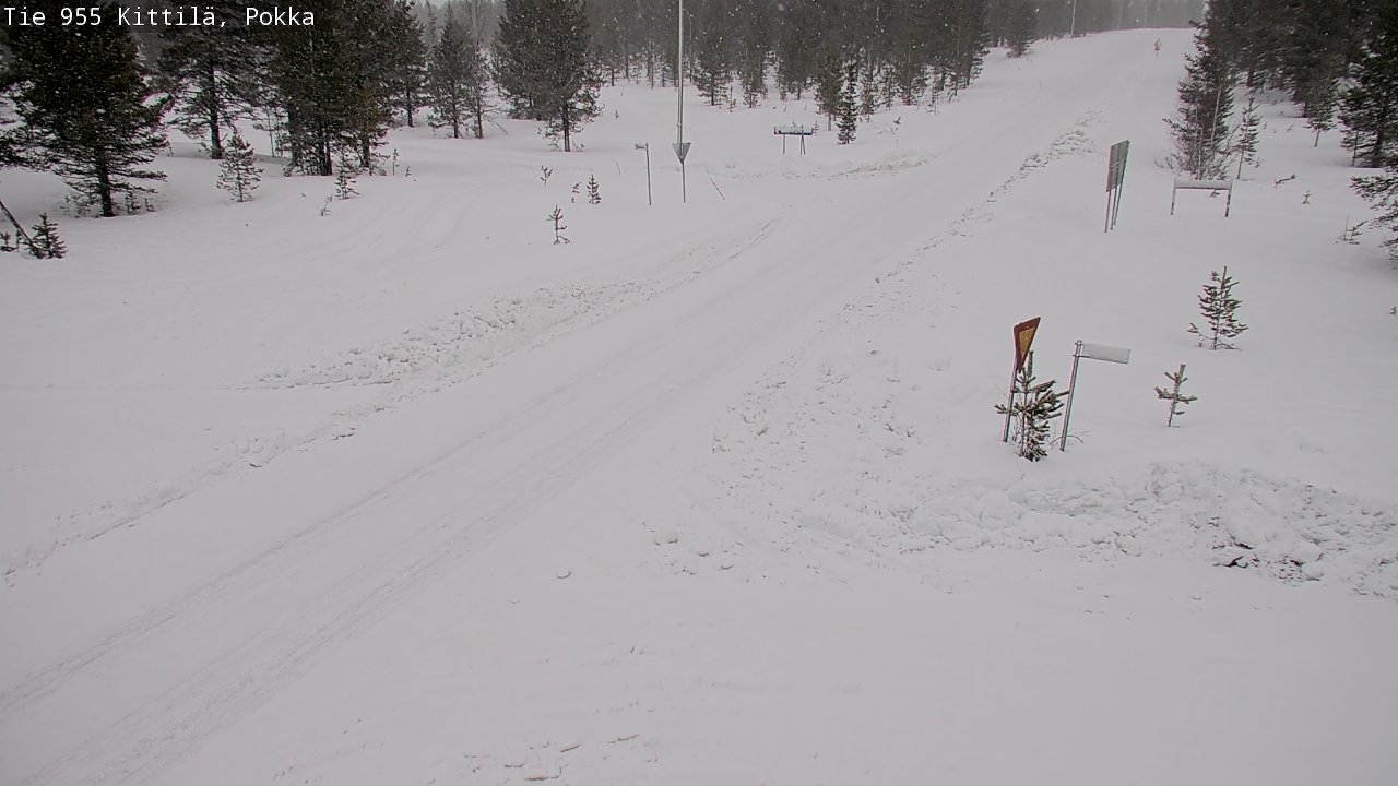 Kelikamerat Kuva Tie 955 Kittilä, Pokka, Kittilä, Lappi