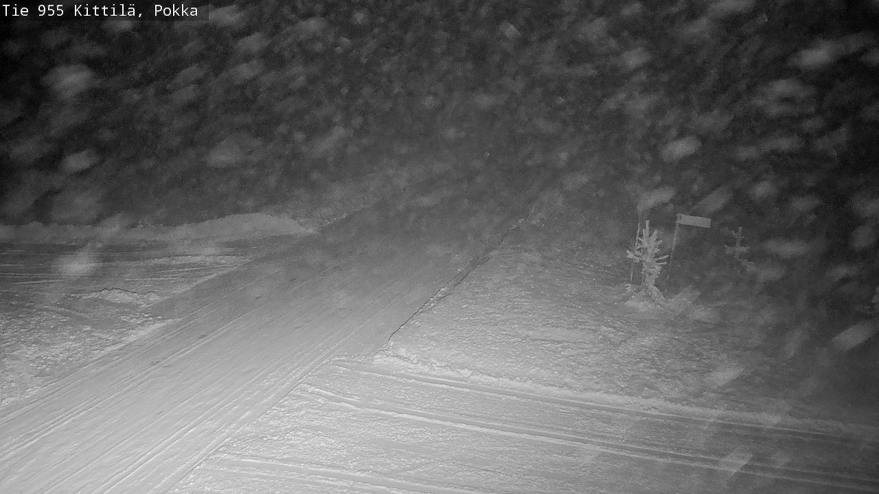 Weather Camera Image Väg 955 Kittilä, Pokka, Kittilä, Lappi