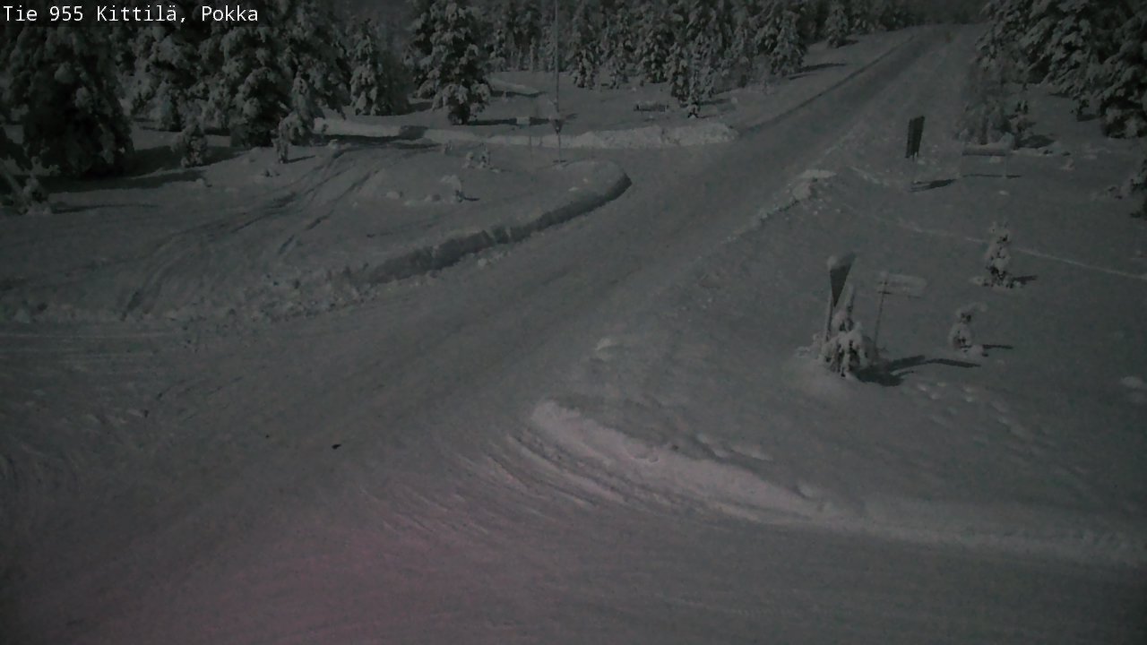 Kelikamerat Kuva Tie 955 Kittilä, Pokka, Kittilä, Lappi