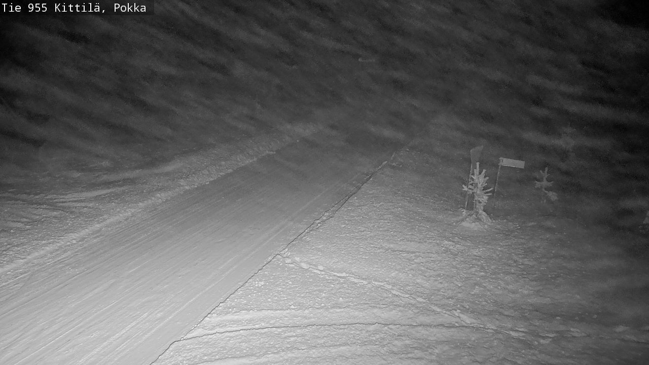 Weather Camera Image Road 955 Kittilä, Pokka, Kittilä, Lappi