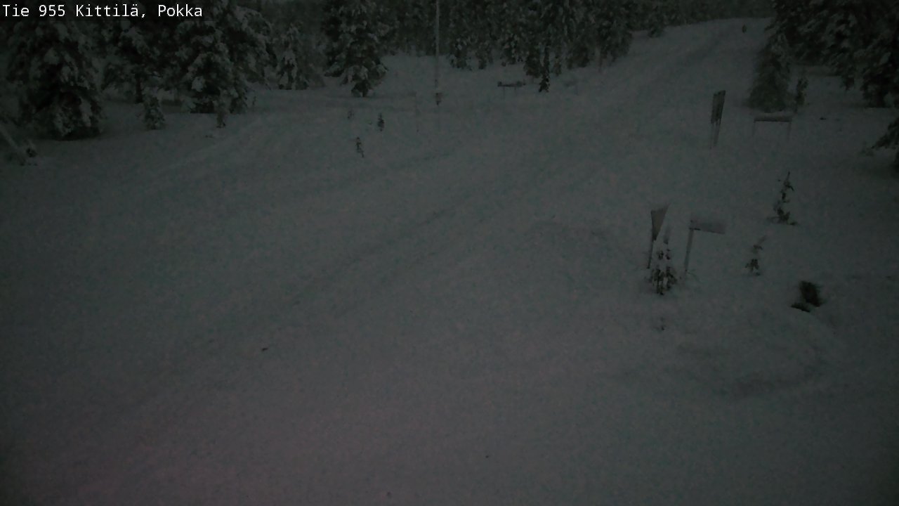 Weather Camera Image Road 955 Kittilä, Pokka, Kittilä, Lappi