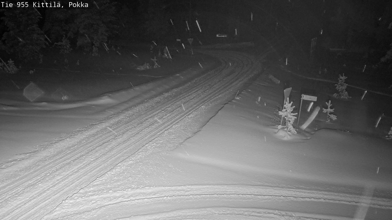Weather Camera Image Road 955 Kittilä, Pokka, Kittilä, Lappi