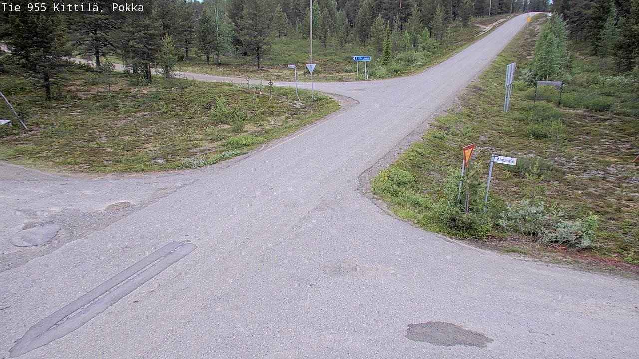 Kelikamerat Kuva Tie 955 Kittilä, Pokka, Kittilä, Lappi