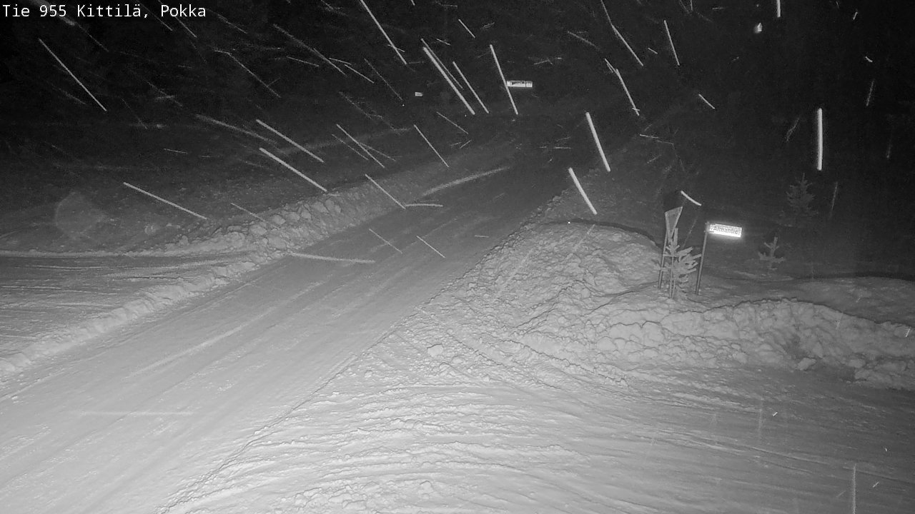 Kelikamerat Kuva Tie 955 Kittilä, Pokka, Kittilä, Lappi