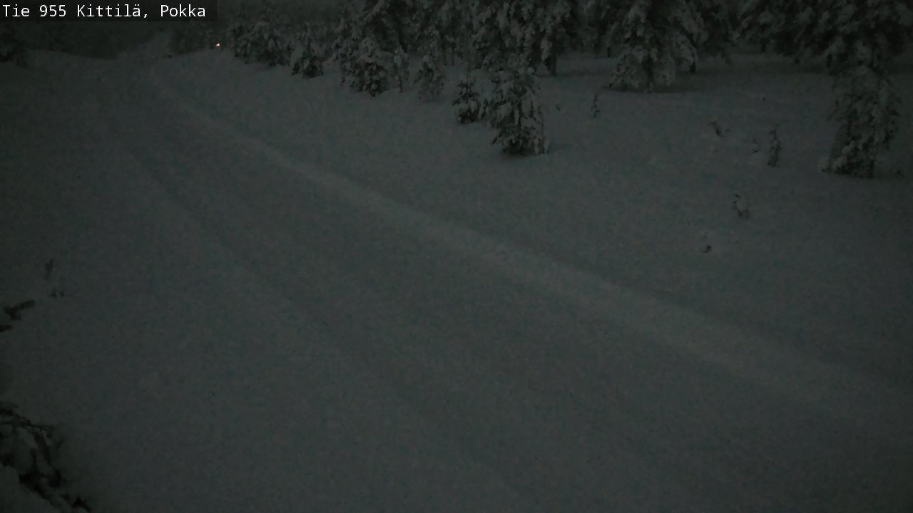Weather Camera Image Road 955 Kittilä, Pokka, Kittilä, Lappi