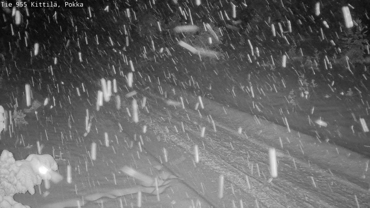 Weather Camera Image Road 955 Kittilä, Pokka, Kittilä, Lappi