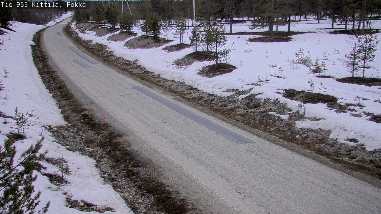 Weather Camera Image Road 955 Kittilä, Pokka, Kittilä, Lappi