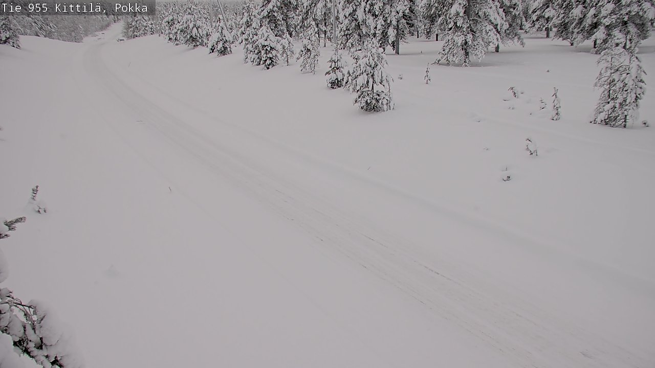 Weather Camera Image Road 955 Kittilä, Pokka, Kittilä, Lappi