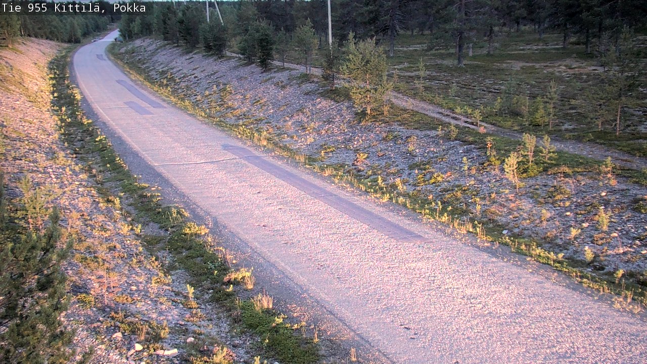 Kelikamerat Kuva Tie 955 Kittilä, Pokka, Kittilä, Lappi