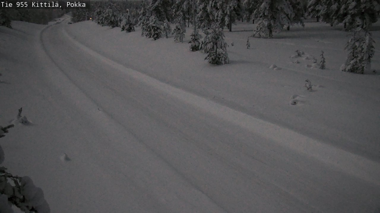 Weather Camera Image Road 955 Kittilä, Pokka, Kittilä, Lappi