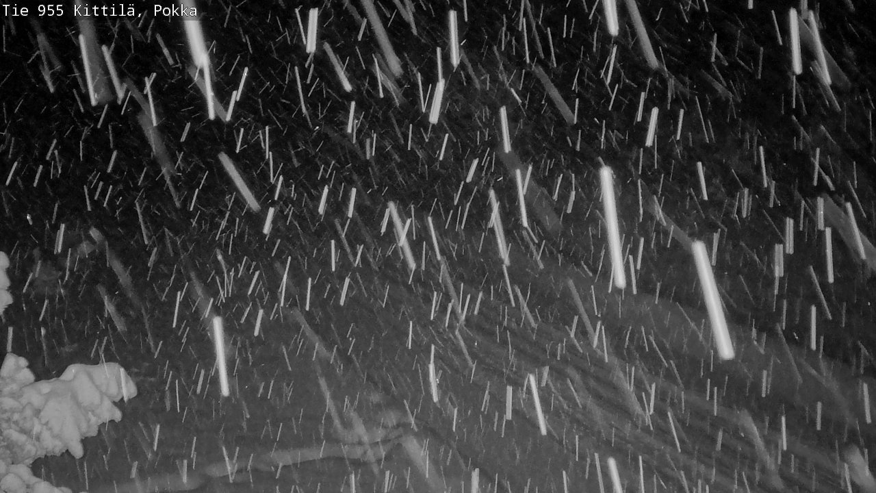 Weather Camera Image Road 955 Kittilä, Pokka, Kittilä, Lappi