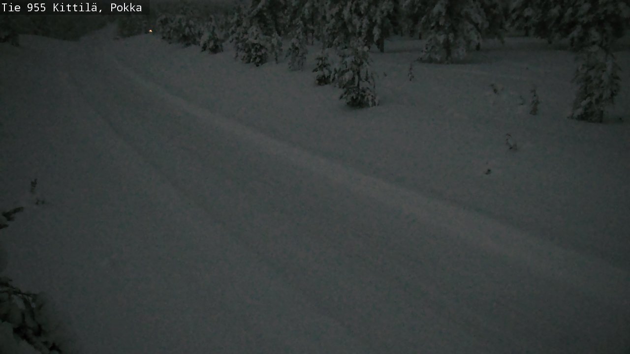 Weather Camera Image Road 955 Kittilä, Pokka, Kittilä, Lappi