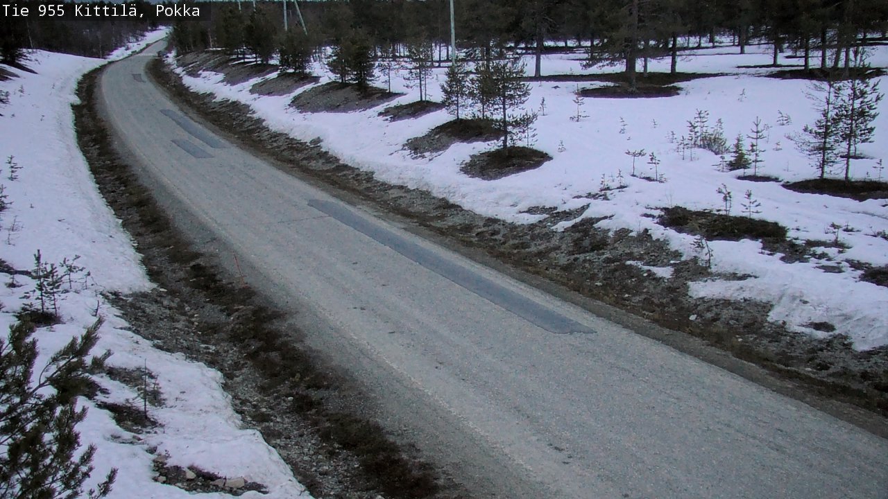 Weather Camera Image Road 955 Kittilä, Pokka, Kittilä, Lappi