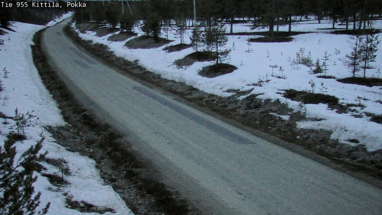Weather Camera Image Road 955 Kittilä, Pokka, Kittilä, Lappi