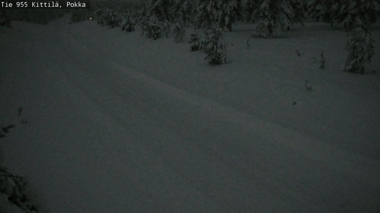 Weather Camera Image Road 955 Kittilä, Pokka, Kittilä, Lappi