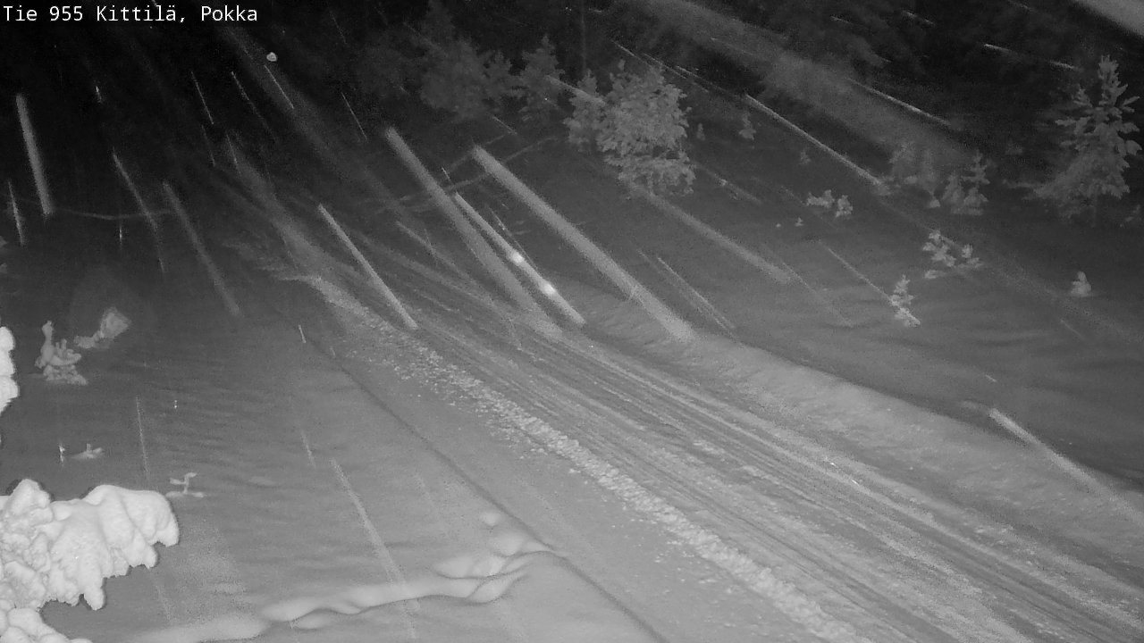 Weather Camera Image Road 955 Kittilä, Pokka, Kittilä, Lappi