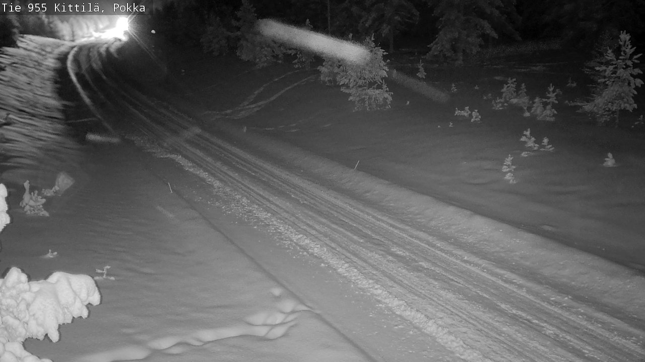 Weather Camera Image Road 955 Kittilä, Pokka, Kittilä, Lappi