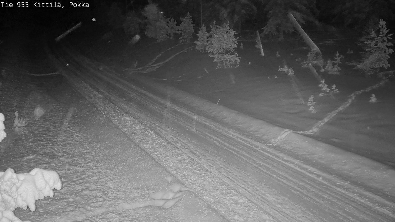 Weather Camera Image Road 955 Kittilä, Pokka, Kittilä, Lappi