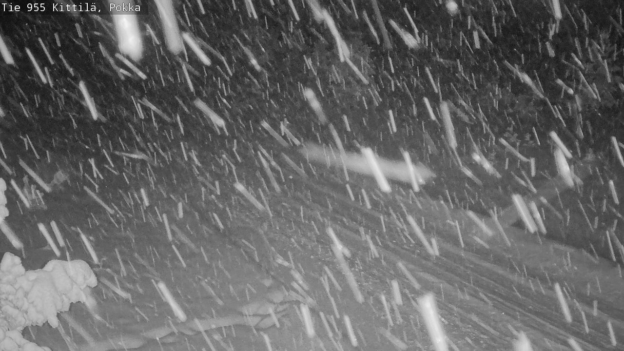 Weather Camera Image Road 955 Kittilä, Pokka, Kittilä, Lappi