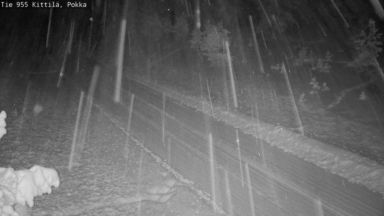 Weather Camera Image Road 955 Kittilä, Pokka, Kittilä, Lappi