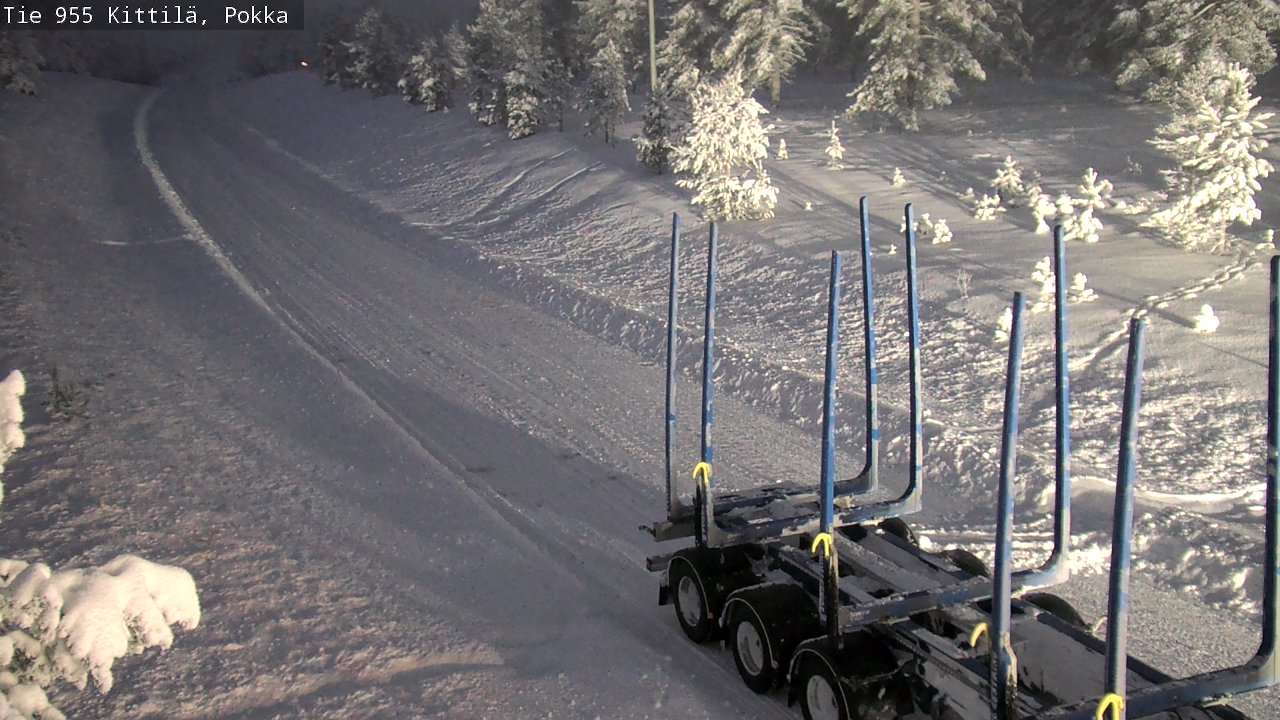 Weather Camera Image Road 955 Kittilä, Pokka, Kittilä, Lappi