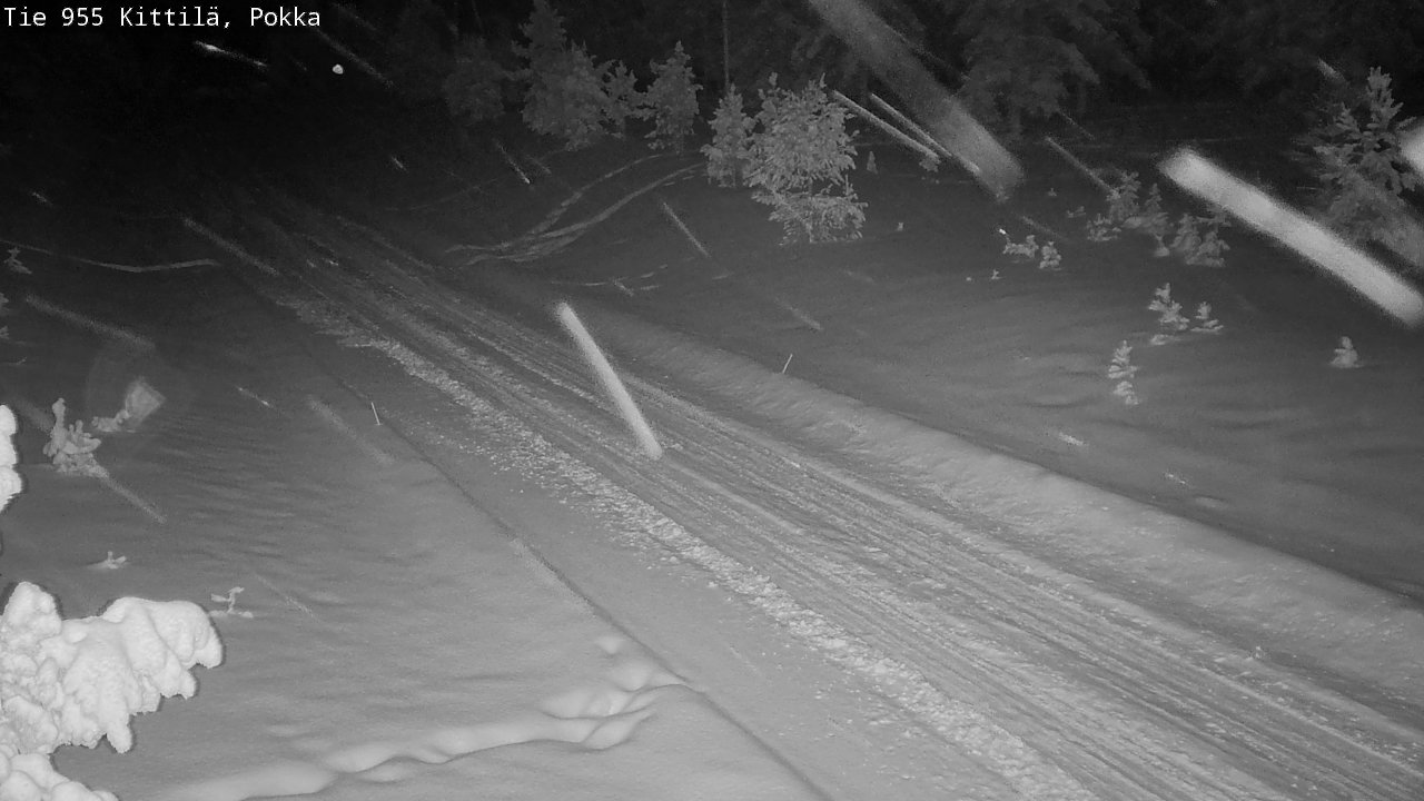 Weather Camera Image Road 955 Kittilä, Pokka, Kittilä, Lappi