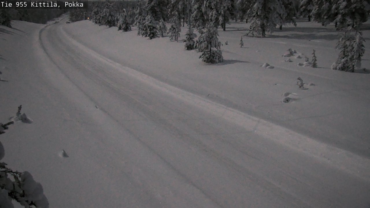 Weather Camera Image Road 955 Kittilä, Pokka, Kittilä, Lappi