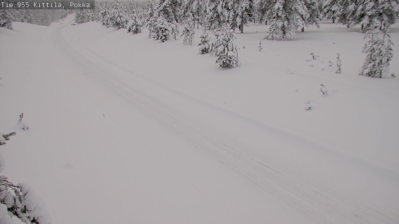 Weather Camera Image Road 955 Kittilä, Pokka, Kittilä, Lappi