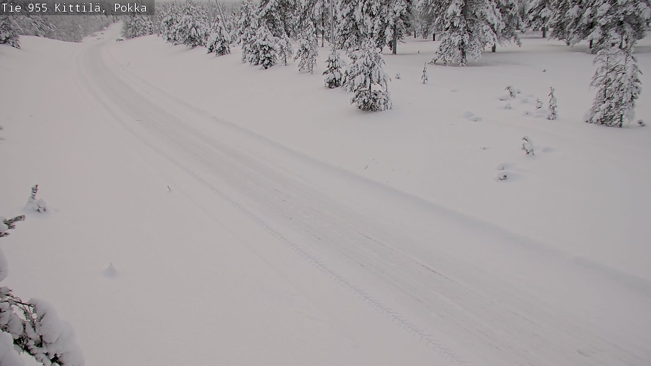 Weather Camera Image Road 955 Kittilä, Pokka, Kittilä, Lappi