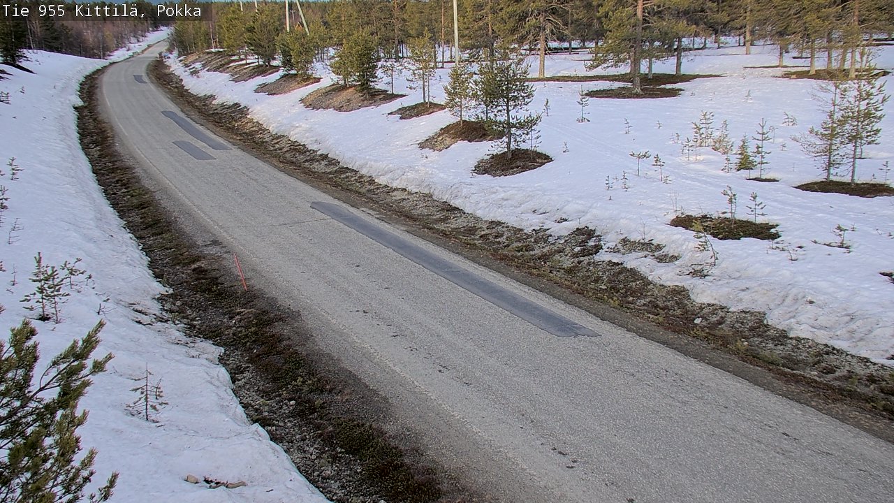 Weather Camera Image Väg 955 Kittilä, Pokka, Kittilä, Lappi