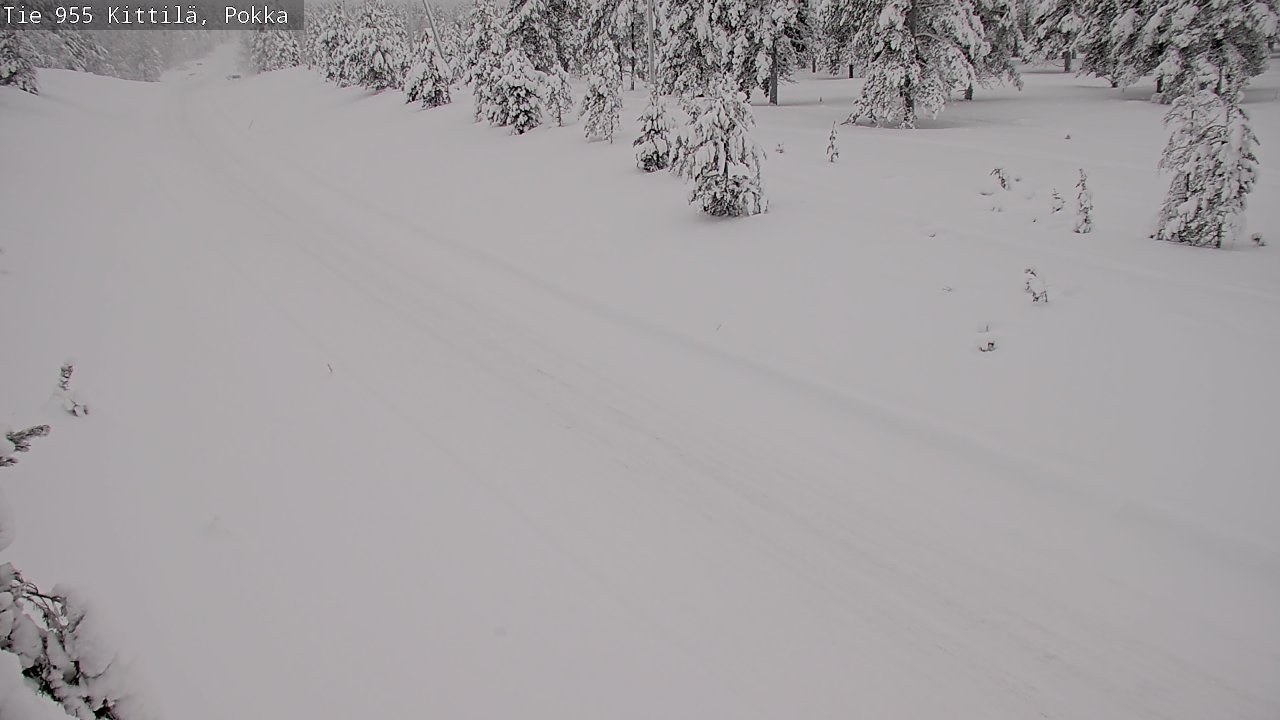 Weather Camera Image Road 955 Kittilä, Pokka, Kittilä, Lappi