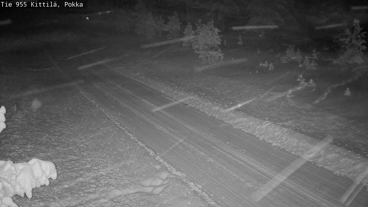 Weather Camera Image Road 955 Kittilä, Pokka, Kittilä, Lappi