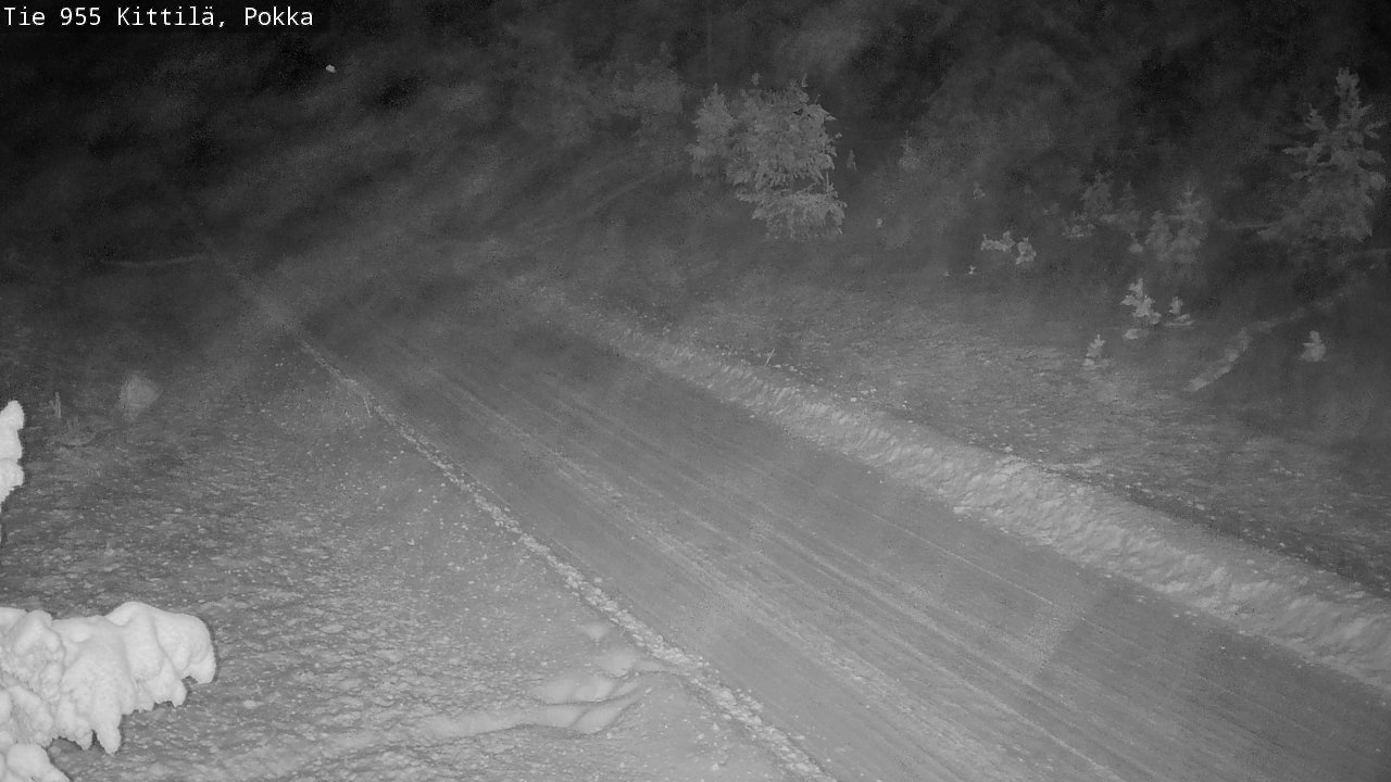 Weather Camera Image Road 955 Kittilä, Pokka, Kittilä, Lappi