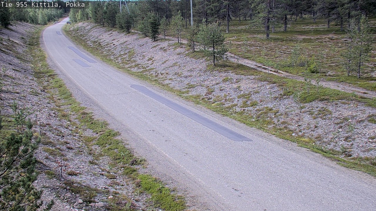 Weather Camera Image Road 955 Kittilä, Pokka, Kittilä, Lappi