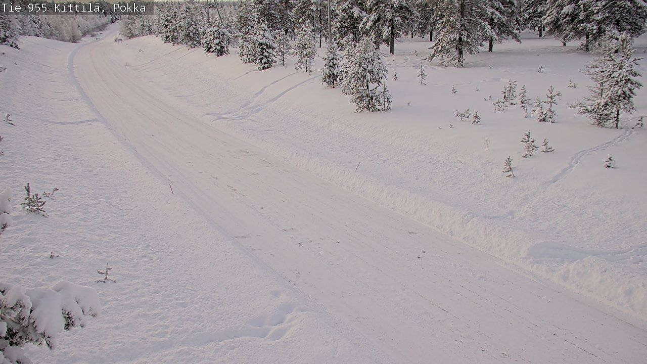 Weather Camera Image Road 955 Kittilä, Pokka, Kittilä, Lappi