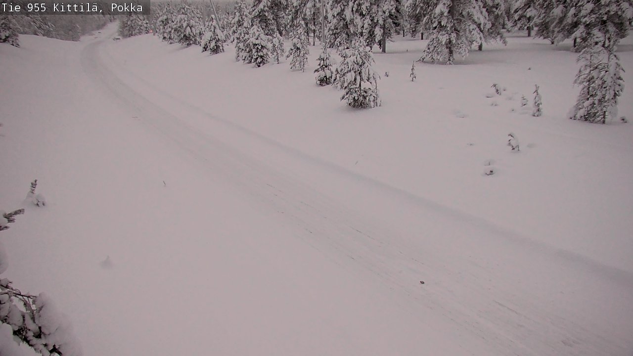 Weather Camera Image Road 955 Kittilä, Pokka, Kittilä, Lappi