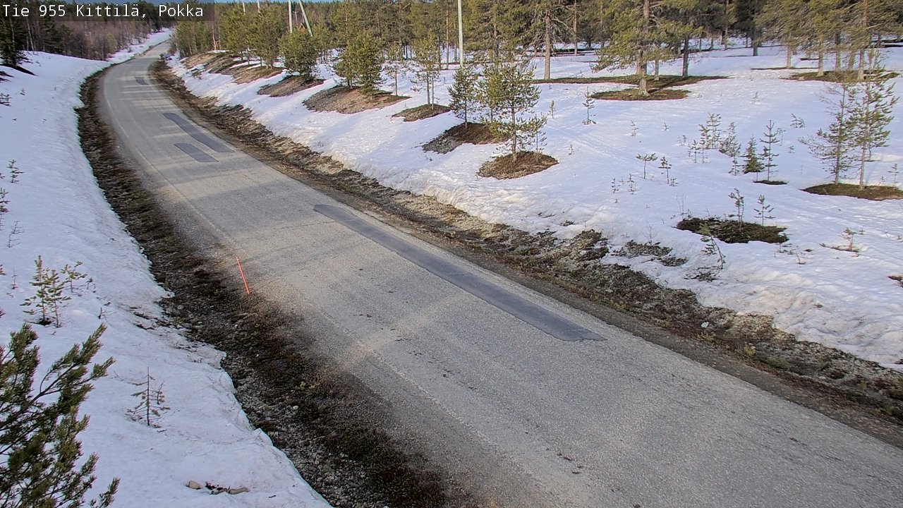 Weather Camera Image Väg 955 Kittilä, Pokka, Kittilä, Lappi
