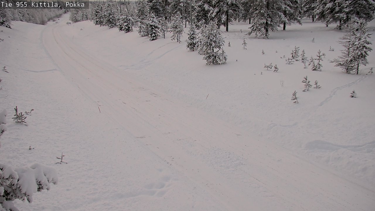 Weather Camera Image Road 955 Kittilä, Pokka, Kittilä, Lappi