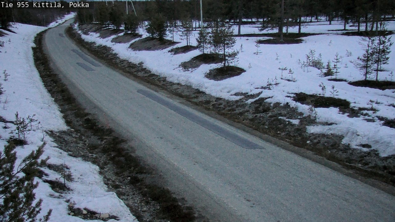 Weather Camera Image Road 955 Kittilä, Pokka, Kittilä, Lappi