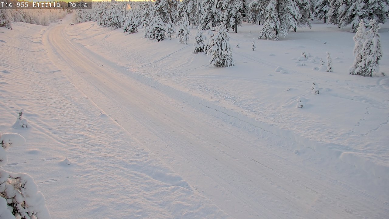 Kelikamerat Kuva Tie 955 Kittilä, Pokka, Kittilä, Lappi