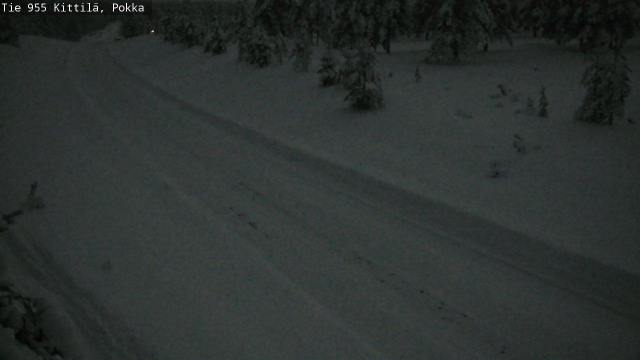 Weather Camera Image Väg 955 Kittilä, Pokka, Kittilä, Lappi