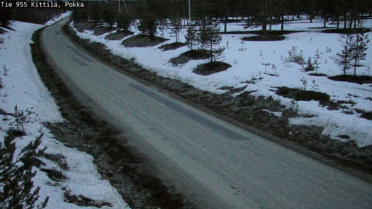 Weather Camera Image Road 955 Kittilä, Pokka, Kittilä, Lappi