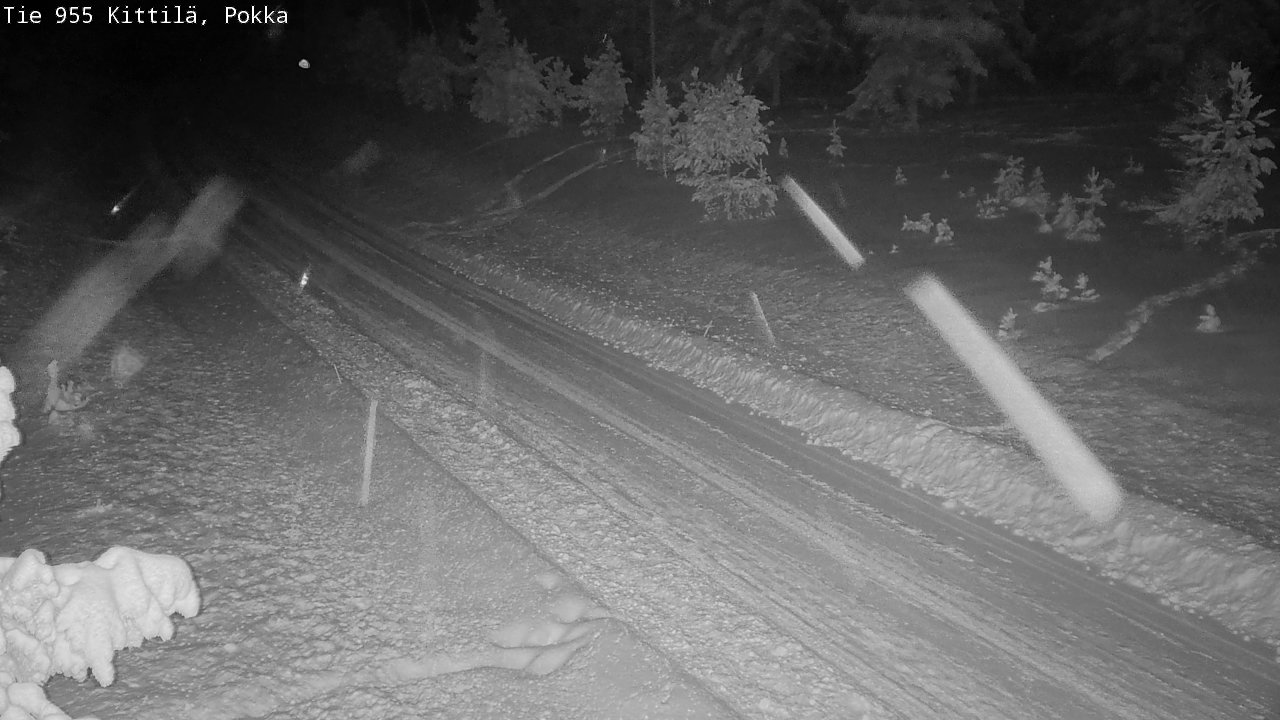 Weather Camera Image Road 955 Kittilä, Pokka, Kittilä, Lappi