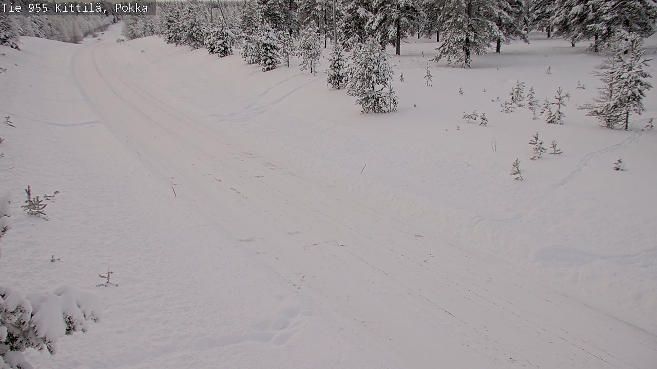 Weather Camera Image Road 955 Kittilä, Pokka, Kittilä, Lappi